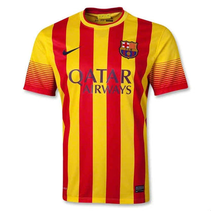 Barcelona Soccer Jersey Retro Away 2013/2014 (Messi #10) - World Jersey | Premium Football Kits, Retro Jerseys & Boots Shop