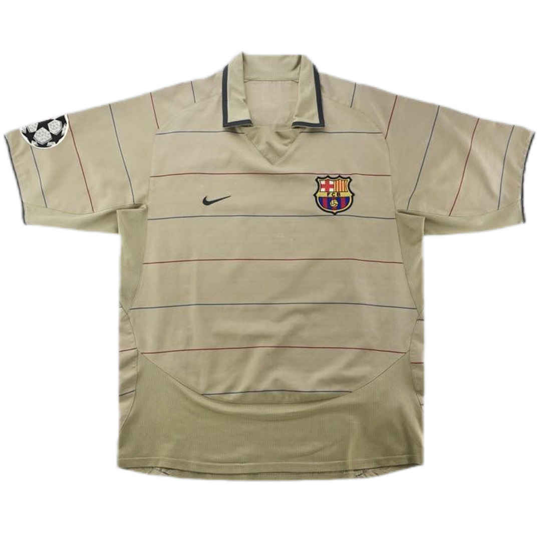 Barcelona Soccer Jersey Retro Away 2003/2005 (Messi #30) - World Jersey | Premium Football Kits, Retro Jerseys & Boots Shop