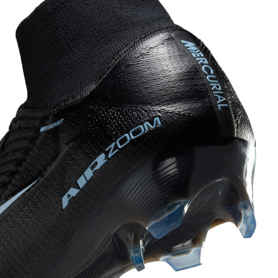 Nike Air Zoom Mercurial Superfly 10 Elite FG noir bleu