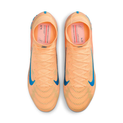 Nike Air Zoom Mercurial Superfly 10 Elite Mbappe FG orange bleu