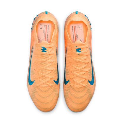 Nike Air Zoom Mercurial Vapor 16 Elite Mbappe FG orange bleu
