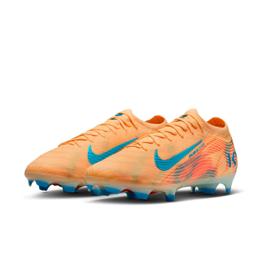 Nike Air Zoom Mercurial Vapor 16 Elite Mbappe FG orange bleu