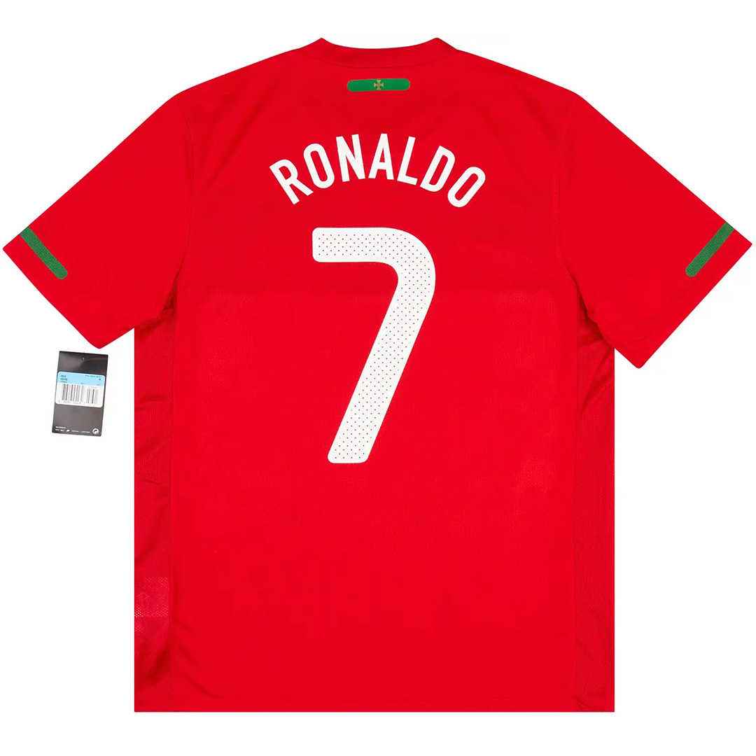 2010 Portugal Retro Home Soccer Jersey RONALDO #7