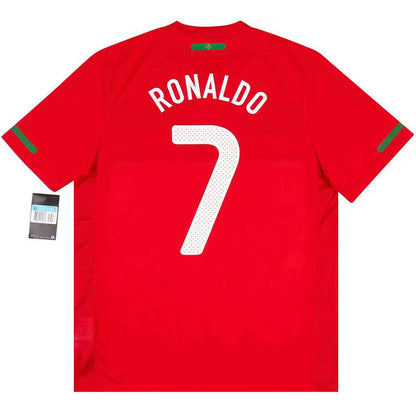 2010 Portugal Retro Home Soccer Jersey RONALDO #7