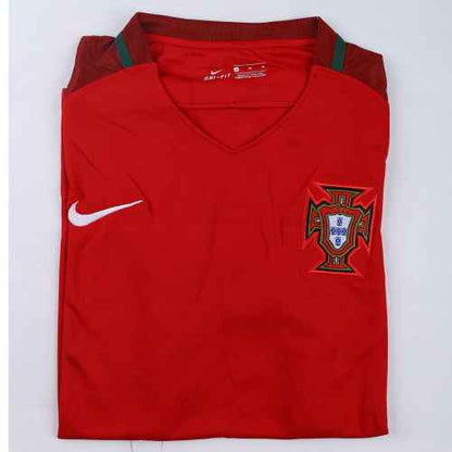 Portugal Soccer Jersey Home Euro Cup Retro 2016 (Ronaldo #7)