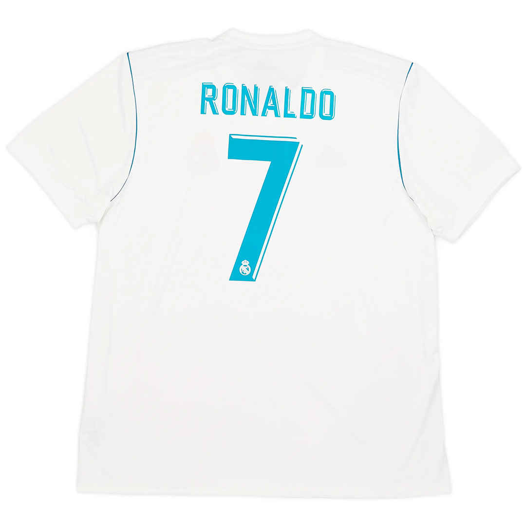 Real Madrid Soccer Jersey Retro Home 2017/2018 (Ronaldo #7) - World Jersey | Premium Football Kits, Retro Jerseys & Boots Shop