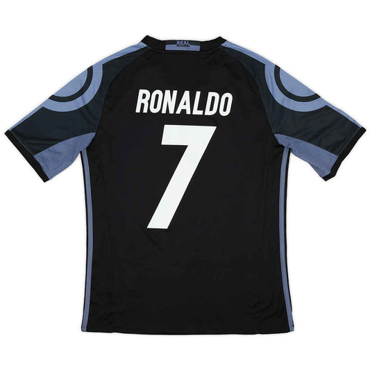 Real Madrid Soccer Jersey Retro Third 2016/2017 (Ronaldo #7) - World Jersey | Premium Football Kits, Retro Jerseys & Boots Shop
