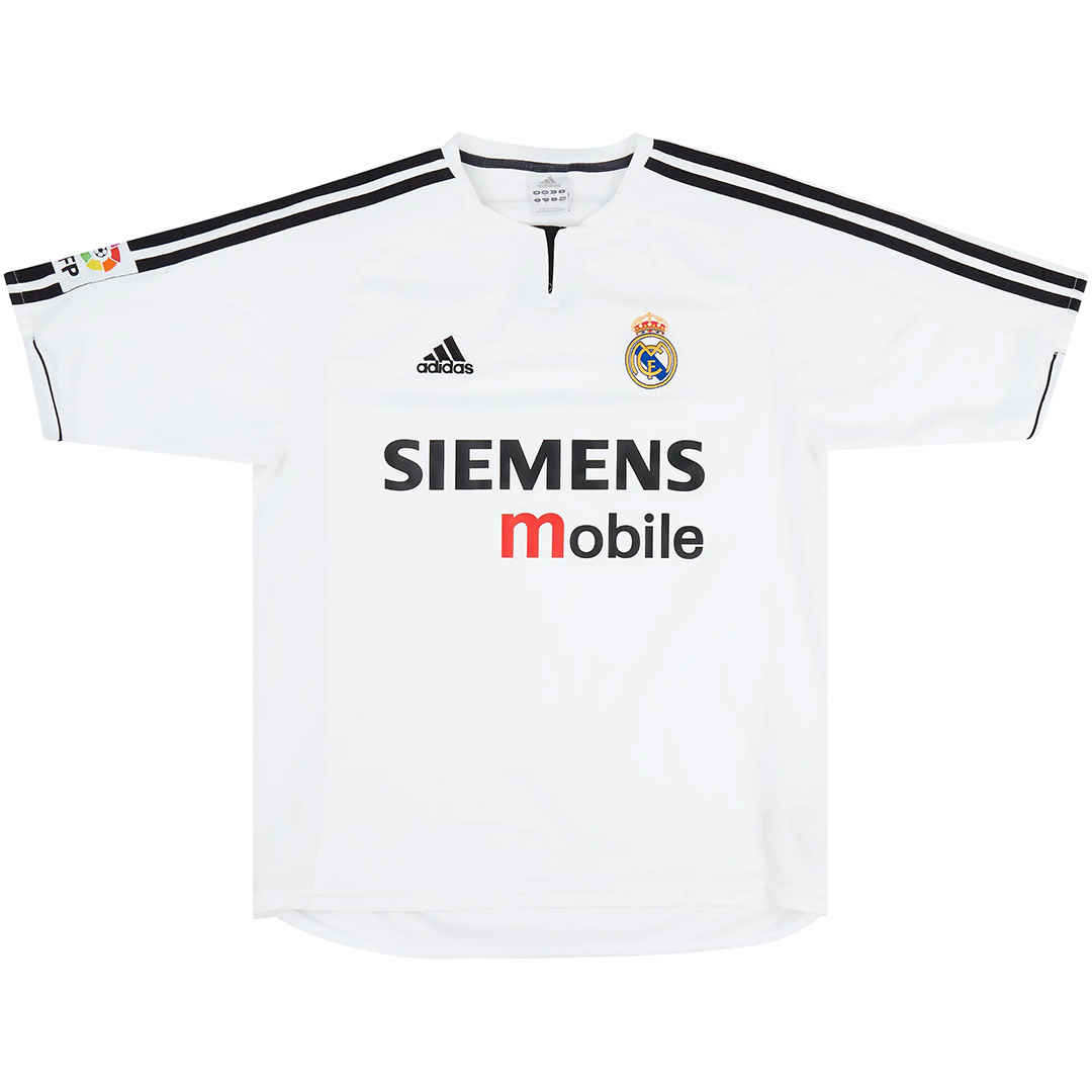 Real Madrid Soccer Jersey Home Retro 2003/2004 (Ronaldo #9) - World Jersey | Premium Football Kits, Retro Jerseys & Boots Shop