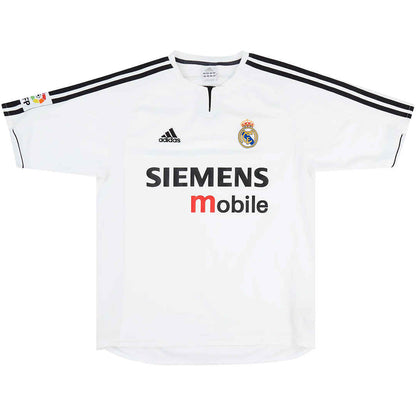 Real Madrid Soccer Jersey Home Retro 2003/2004 (Ronaldo #9) - World Jersey | Premium Football Kits, Retro Jerseys & Boots Shop