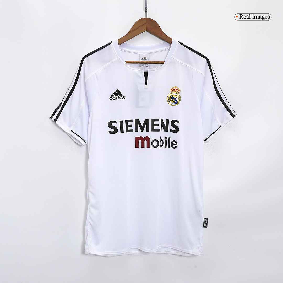 Real Madrid Soccer Jersey Home Retro 2003/2004 (Ronaldo #9)