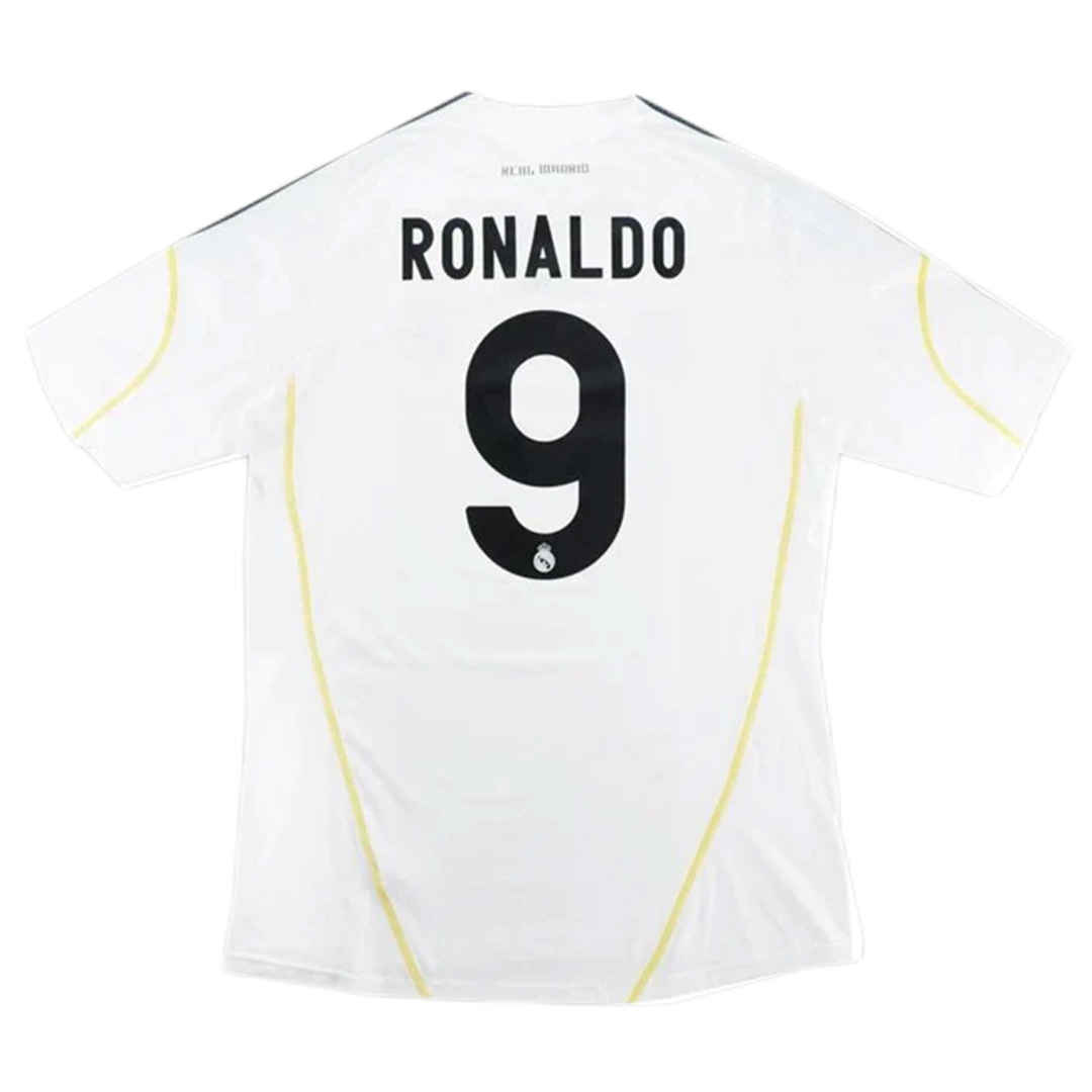 Real Madrid Soccer Jersey Retro Home 2009/2010 (Ronaldo #9) - World Jersey | Premium Football Kits, Retro Jerseys & Boots Shop