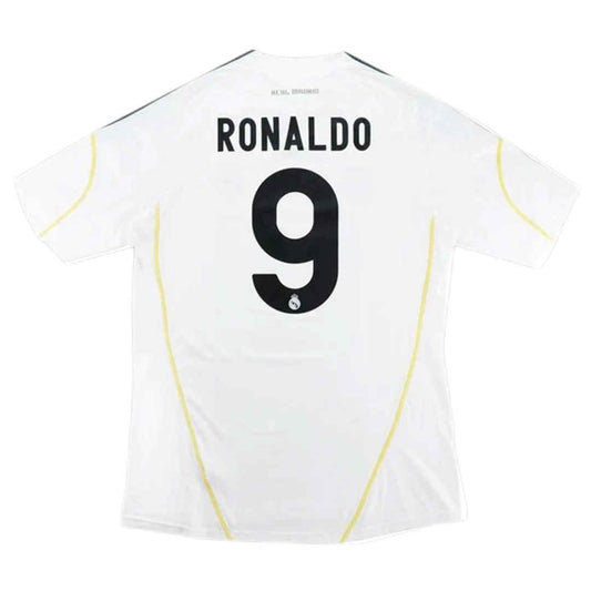 Real Madrid Soccer Jersey Retro Home 2009/2010 (Ronaldo #9) - World Jersey | Premium Football Kits, Retro Jerseys & Boots Shop