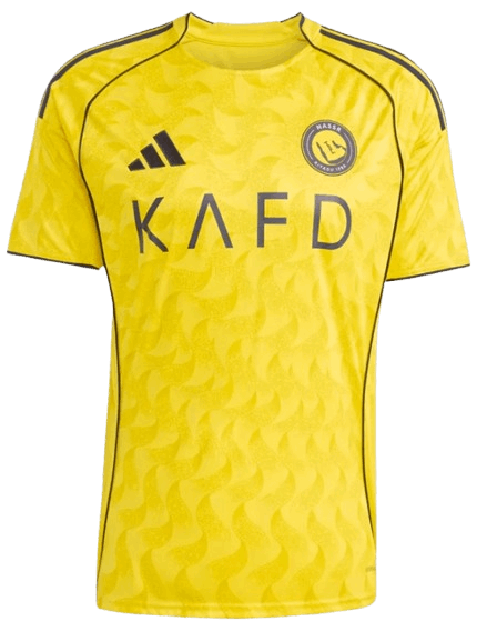 AL NASSR HOME SOCCER JERSEY 2025/26 - RONALDO #7 - Fan Version