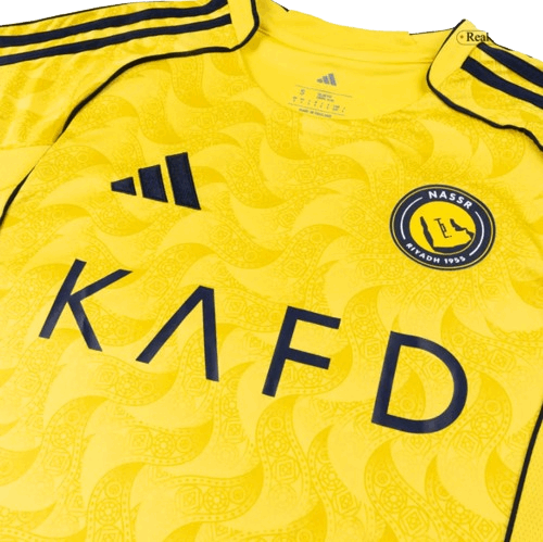 AL NASSR HOME SOCCER JERSEY 2025/26 - RONALDO #7 - Fan Version