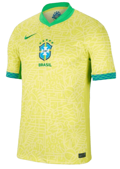 BRAZIL HOME SOCCER JERSEY 2025 Fan Version