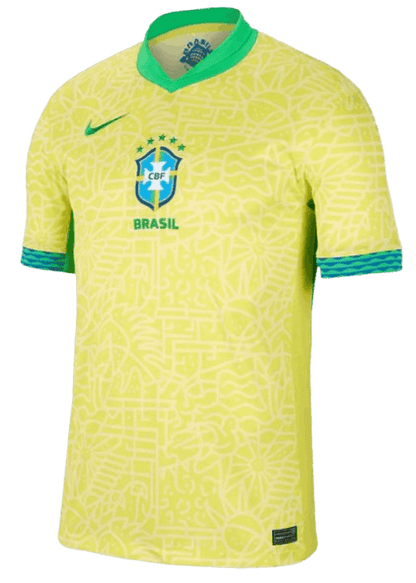 BRAZIL HOME SOCCER JERSEY 2025 Fan Version