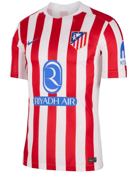 ATLETICO MADRID HOME SOCCER JERSEY 2025/26