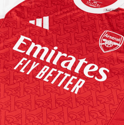 ARSENAL SALIBA #2 HOME SOCCER JERSEY REPLICA 2025/26 - Vantyjersey