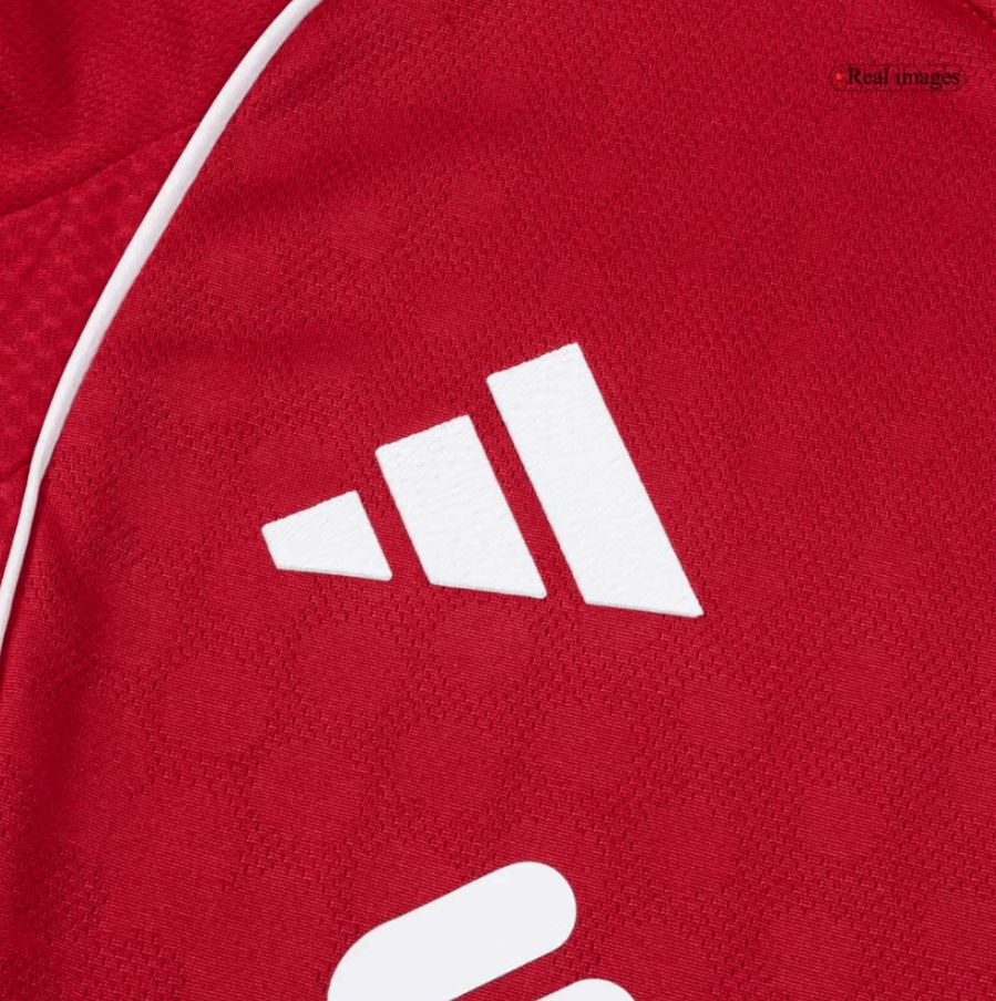 LIVERPOOL M.SALAH #11 HOME SOCCER JERSEY AUTHENTIC 2025/26 - Vantyjersey