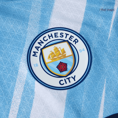 RODRIGO 16 MANCHESTER CITY HOME SOCCER JERSEY 2025/26 - PLAYER VERSION