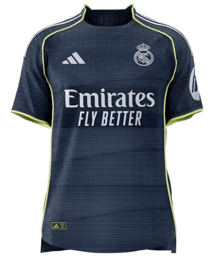 REAL MADRID AWAY SOCCER MATCH JERSEY 2025/26 - Vantyjersey