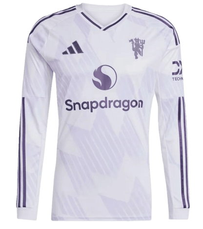MANCHESTER UNITED AWAY SOCCER LONG SLEEVES JERSEY 2025/26 Fan Version - Vantyjersey