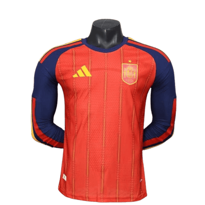 Spain Home Long Sleeves Jersey World Cup 2026 - Player Version