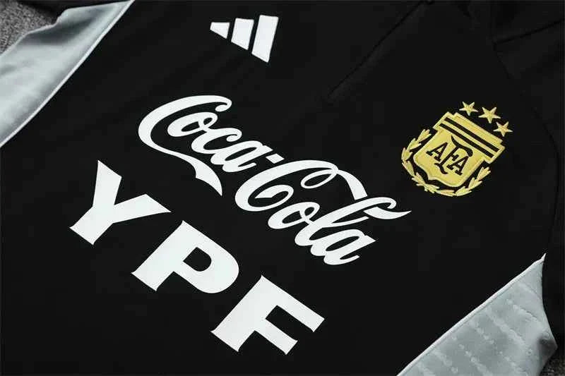 Argentina Training Tracksuit Black ( Kids And Man ) 25-26