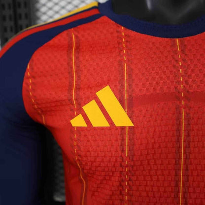 Spain Home Long Sleeves Jersey World Cup 2026 - Player Version