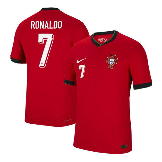 RONALDO #7 Portugal Home Soccer Jersey euru- Player Version