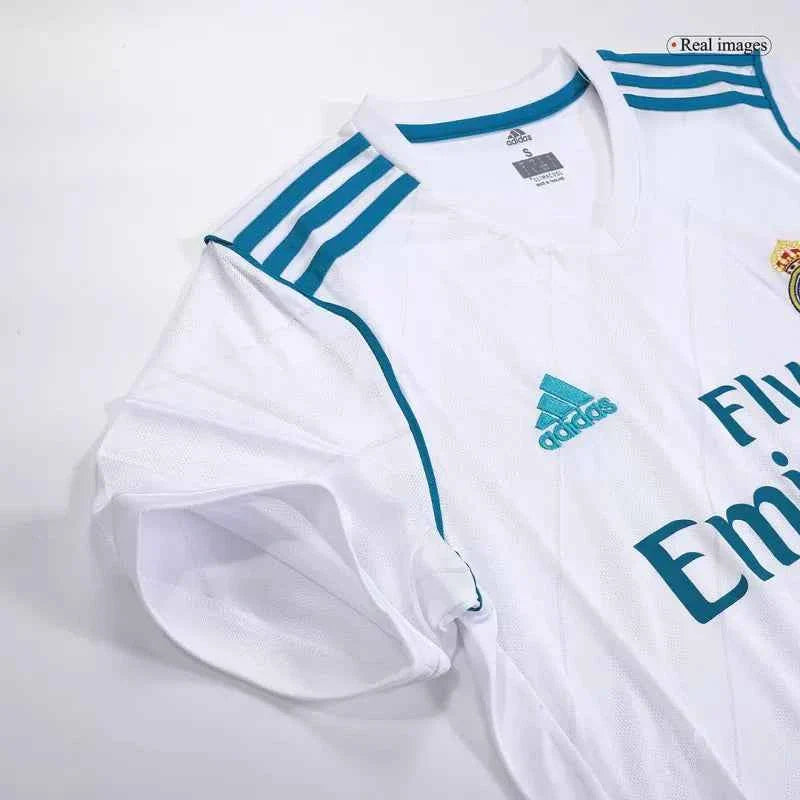 Real Madrid Retro 17/18 RONALDO 7  Home Soccer Jersey
