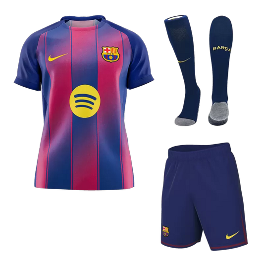 Barcelona Home Soccer Full Kit 2025/26 - Fan Version