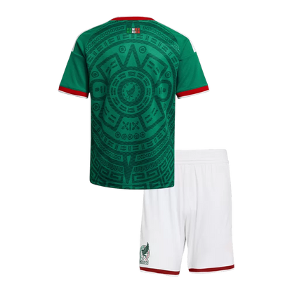 KIDS MEXICO HOME SOCCER JERSEY KIT 2026