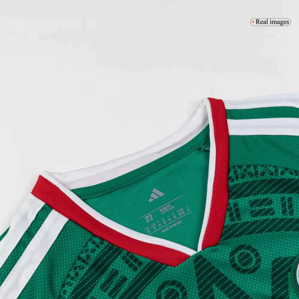 KIDS MEXICO HOME SOCCER JERSEY KIT 2026