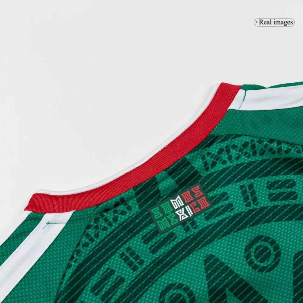 KIDS MEXICO HOME SOCCER JERSEY KIT 2026