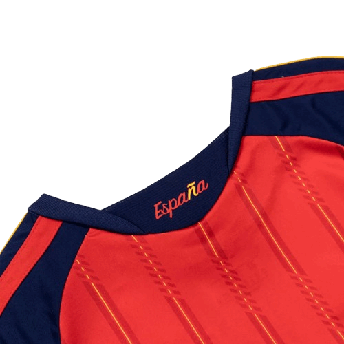 KIDS SPAIN HOME SOCCER JERSEY KIT 2026
