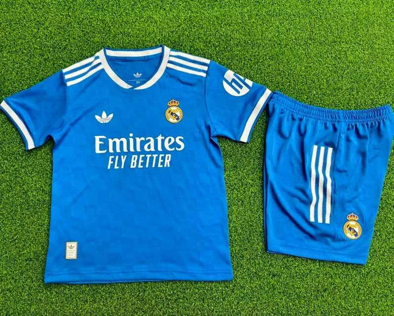 Real madrid 25-26 Third Kids Player Version Soccer Jersey