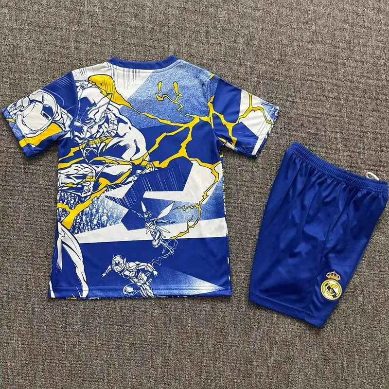 real madrid Blue 25-26 White Joint Edition Kids Training