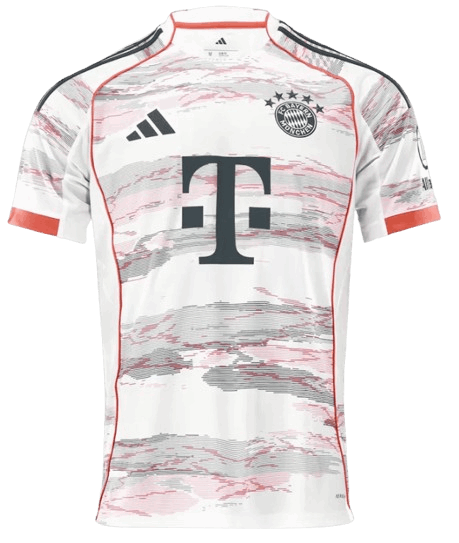 BAYERN MUNICH AWAY SOCCER JERSEY 2025/26 - Fan Version