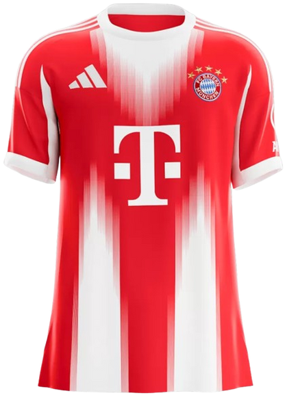 BAYERN MUNICH HOME SOCCER JERSEY 2025/26 - FAN VERSION