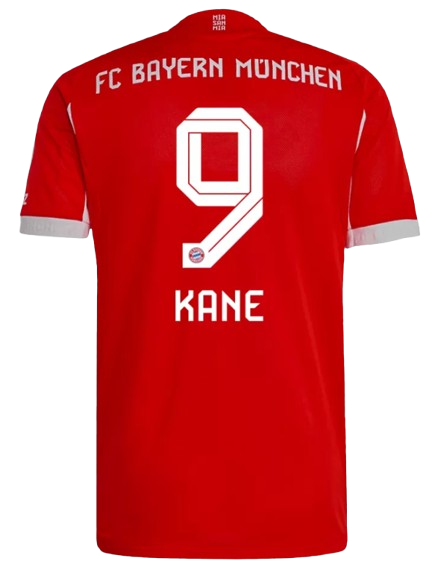 BAYERN MUNICH KANE 9 HOME SOCCER JERSEY 2025/26 - Player Version