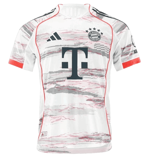 BAYERN MUNICH OLISE 17 AWAY SOCCER JERSEY 2025/26