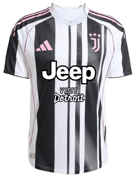 JUVENTUS HOME SOCCER JERSEY 2025/26 Player Version