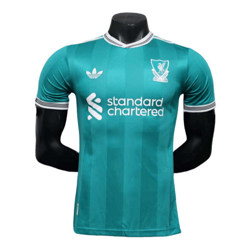 Liverpool away green football jersey 25/26 - player version