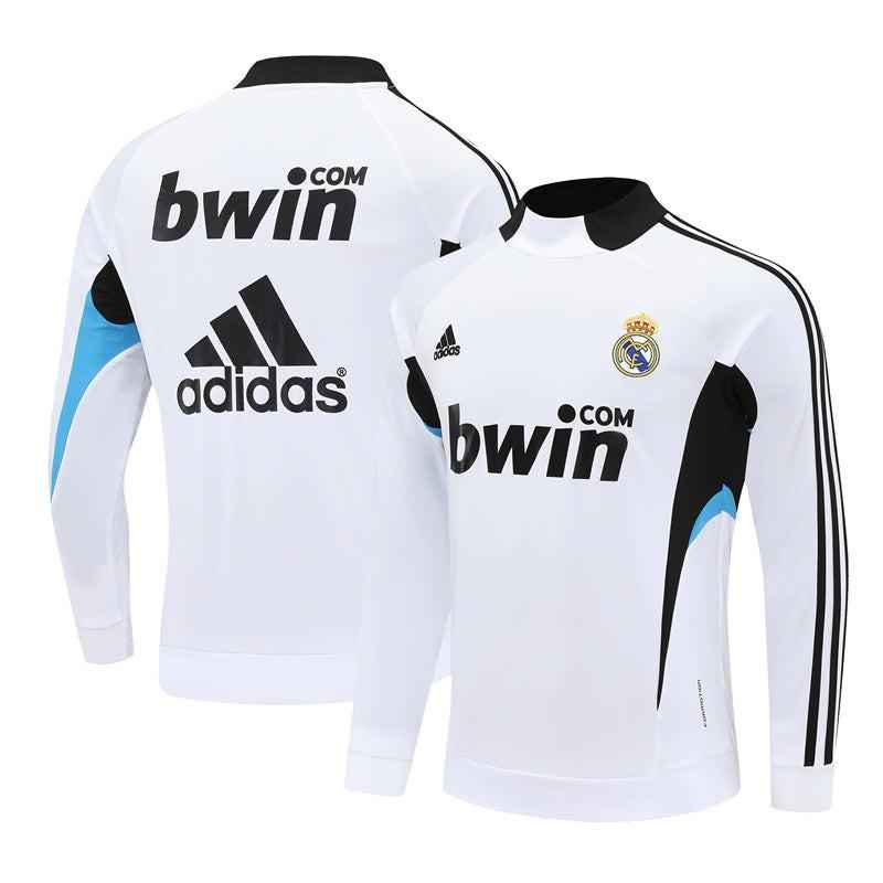 Real Madrid 08/09 half zipper Training White