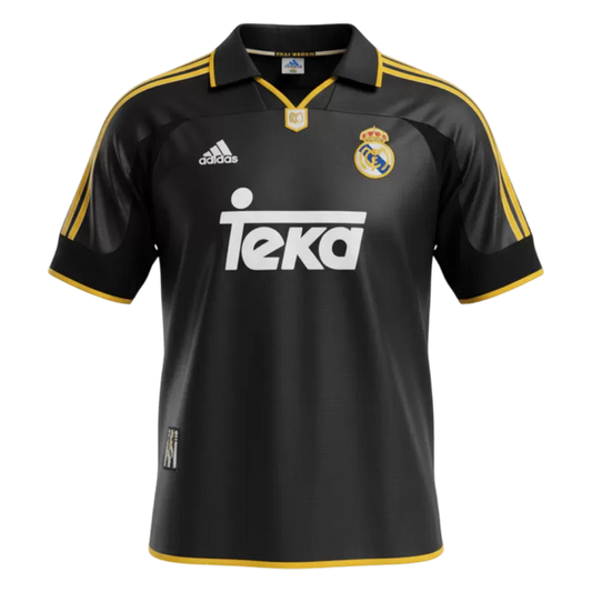 Real Madrid 1999-01 Retro Jersey Away Shirt