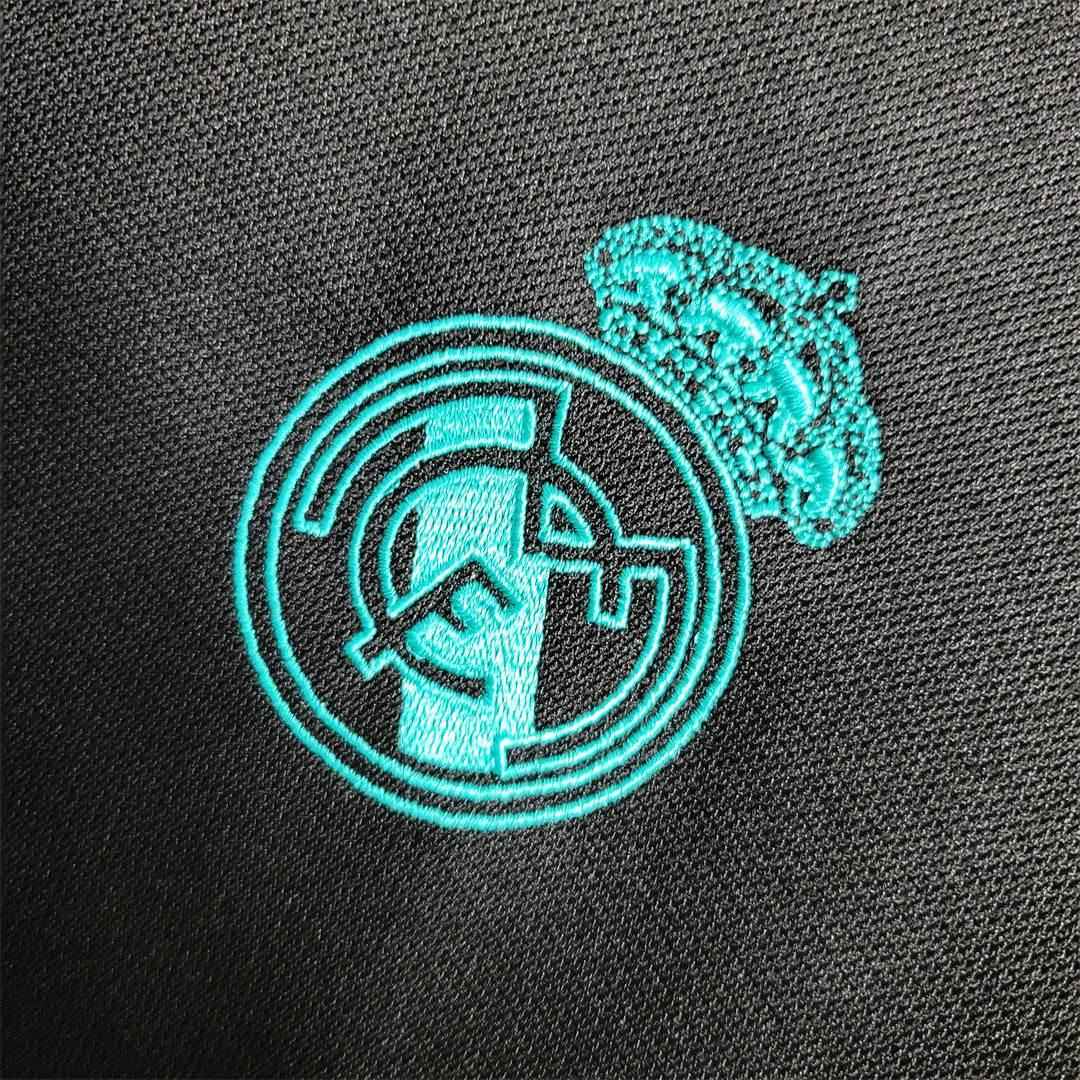 Real Madrid home Retro 2017-18 long sleeve jersey