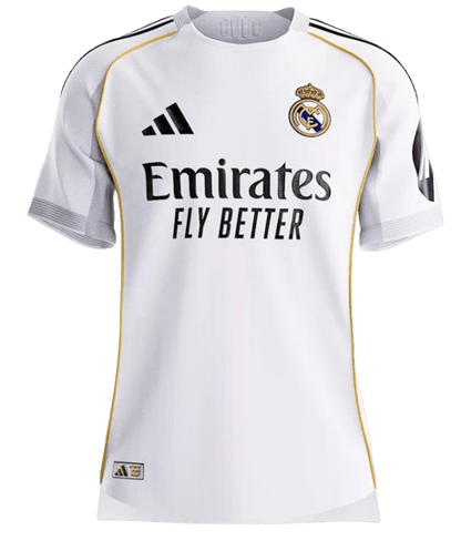 REAL MADRID HOME SOCCER JERSEY 2025/26 - PLAYER VERSION - Vantyjersey