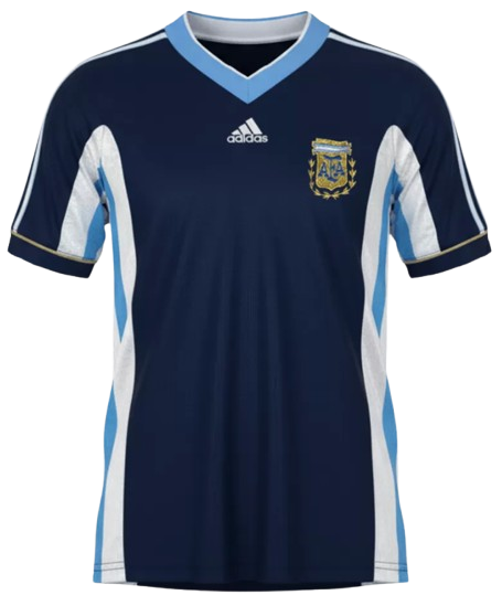 RETRO 1998 ARGENTINA AWAY SOCCER JERSEY - Vantyjersey