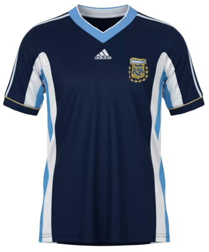 RETRO 1998 ARGENTINA AWAY SOCCER JERSEY - Vantyjersey